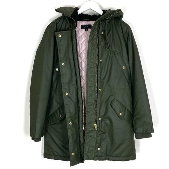 J. Crew Perfect Winter Parka with Eco-Friendly PrimaLoft - Picture 8 of 16